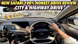 Driving Tata Safari Facelift 2024 at Full Throttle 🚀  अभी भी व्ही Problem [upl. by Hennahane]