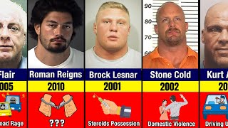 WWE Wrestlers Who Have Been Arrested For Various Crimes  WWE Arrested Superstars  WWE Arrests [upl. by Gerge]