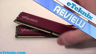 Video Review Exceleram DDR3 PC312800 1600MHz 4GB Memory [upl. by Nwahsan393]