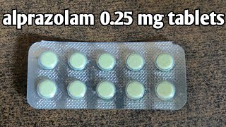 Alprazolam 025 mg tablets  Alprasafe 025 mg tablets [upl. by Westbrooke]