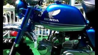 1973 honda z50 mini trail  new exhaust 70cc [upl. by Aleuname289]