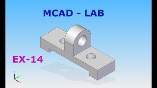 Solid Edge Tutorial  20  MCAD Lab14  in Kannada  ಕನ್ನಡದಲ್ಲಿ ಸಾಲಿಡ್ ಎಡ್ಜ್  ಸಂಚಿಕೆ 20 [upl. by Anerys450]