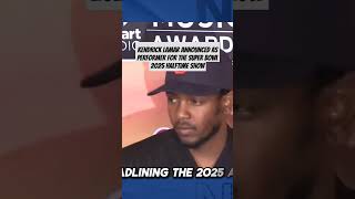 Kendrick Lamar Announced As Performer For Super Bowl 2025 Halftime Show [upl. by Greerson556]