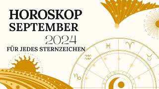 Horoskop für September 2024 für jedes Tierkreiszeichen [upl. by Koerner]