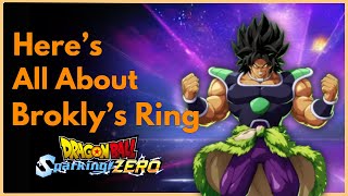 Dragon Ball Sparking Zero How to use Brolys Ring [upl. by Nauqed594]