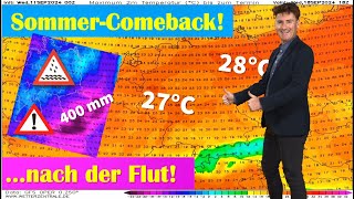 IRRE Nach Bodenfrost Alpenschnee Regenfluten bis 28 °C und Sonne Der Altweibersommer kommt [upl. by Frost]