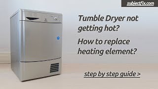 Indesit IDC8T3 Condenser Dryer not turning  How to Repair [upl. by Sheffield]