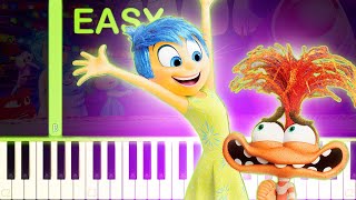 Bundle of Joy  INSIDE OUT 2  EASY Piano Tutorial [upl. by Enimrac]