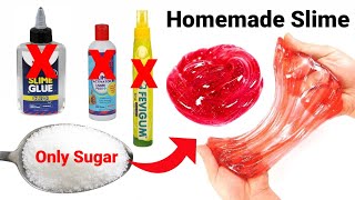 No Borax No Glue SlimeHow to make Slime at homeDIY Fluffy SlimeFlour SlimeSlime making slime [upl. by Yarg669]