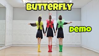 Butterfly  Line Dance DemoBeginner마라톤 초급 [upl. by Tessler]