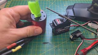 Surpass Hobby KK waterproof 60amp combo review with 3650 4500KV 540 brushless motor and servo [upl. by Latrice]