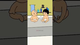 Kondisi adek ditanggal Tua reels shortsvideo viral trending animasi kartun funny animation [upl. by O'Kelly531]