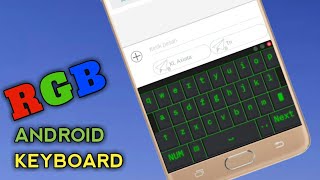 Cara Merubah Keyboard Android Menjadi RGB Keyboard [upl. by Novoj]