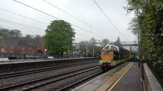 55022D9000 9707 amp 90001 InterCity Deltic quotRoyal Scots Greyquot Special ECS [upl. by Neville]