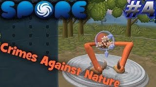 TO LAND  Lets Play SPORE Gameplay Walkthrough with Commentary Part 4 [upl. by Westney]