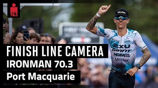 2024 IRONMAN 703 Port Macquarie  Finish Line Camera [upl. by Dworman527]