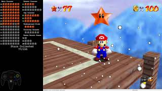 Super Mario 74 Ten Years After v374  Course 8 Absolute Zeroasis Savestateless [upl. by Teresina737]