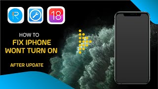 iPhone wont Turn On after iOS 18 Update  How to Downgrade iOS 18 to iOS 17 without data loss [upl. by Aihsema]