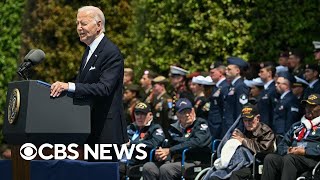 Watch Biden speaks at DDay commemoration ceremony [upl. by Calandra]