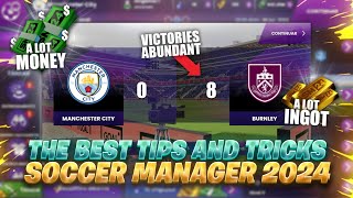 THE BEST TIPS AND TRICKS FOR SOCCER MANAGER 2024 SM24 [upl. by Urbas]