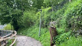 🇦🇩 ANDORRA Un BOSQUE en el centro de la CAPITAL Pasea con nosotros por el REC DE LOBAC [upl. by Nyllij995]