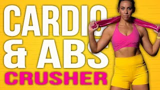 40 Minute Cardio and Abs Crusher Workout  Drive  Day 2 noequipmentworkout [upl. by Esaertal]