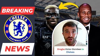 chelsea breaking news today drogba taking with Osimhen to chelsea transfer news fabrizio Romano [upl. by Harima]