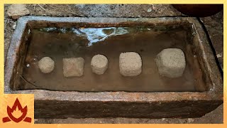 Primitive Technology Geopolymer Cement Ash and Clay [upl. by Ravaj]