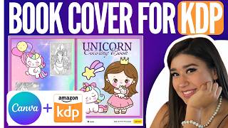 How to make a book cover on Canva for KDP Complete stepbystep guide in 2024 [upl. by Egiedan478]