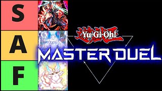 Updated Yugioh Master Duel Competitive Tier List Best Decks Ranked [upl. by Piscatelli148]