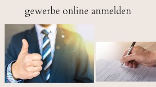 2022 كيف تعمل سجل تجاري  gewerbe online anmelden [upl. by Nagey]