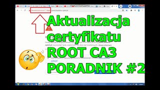 2 Jak zaktualizować certyfikat ROOT CA3 💡💻🛠 w Windowsie PORADNIK [upl. by Ayikat702]