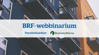 Handelsbanken BRFwebbinarium [upl. by Ettenad]