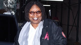 Whoopi Goldberg spitting after mentioning Trump will ‘only do him good’ [upl. by Netloc]