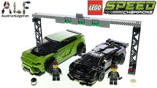 LEGO Speed Champions 76899 Lamborghini Urus STX amp Huracán Super Trofeo EVO Lego Speed Build Review [upl. by Meehan]