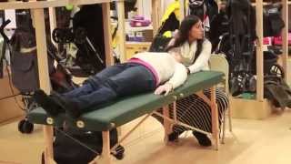 Osteopathic Maniuplative Treatment OMT Demo On Pregnant Woman [upl. by Hebel812]