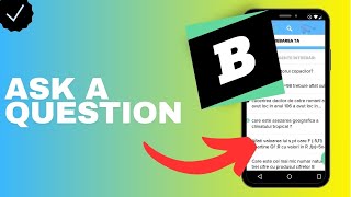 How to ask a question in the Brainly app [upl. by Kalinda732]