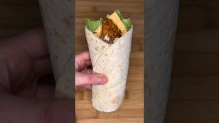 👩🏼‍🍳Recette🧀Wrap poulet cheedar🐔asmr food recipe satisfying cheese wrap chicken eat french [upl. by Jonas]