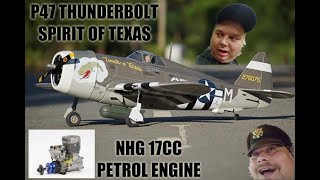 P47 Thunderbolt quotTouch of Texasquot 1500mm 59quot Wingspan  ARF NEXA amp NGH 17cc petrol engine Unboxing [upl. by Atiniuq]