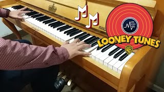 Looney Tunes Merrie Melodies Main Theme by Martín Morales looneytunes piano cartoon [upl. by Chilcote]