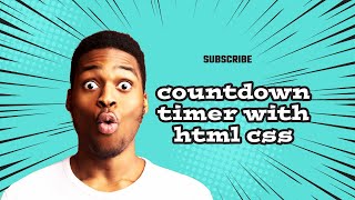 How to create countdown timer with html css java script [upl. by Brightman]