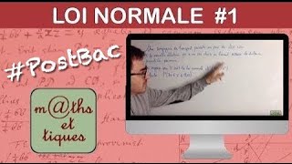 Utiliser la loi normale  PostBac [upl. by Otilesoj]