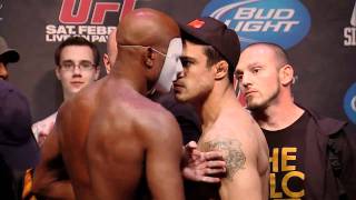 Silva vs Belfort  The Staredown [upl. by Kajdan]