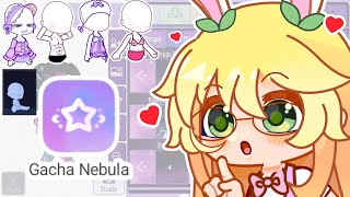 gacha nebula is out we can now make the best good looking OCs 😳 [upl. by Riocard]