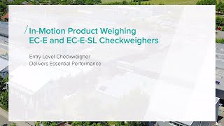 InMotion Product Weighing ECE and ECESL Checkweigher [upl. by Lark]