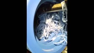 Plastic Machining  Blue Nylon Machining by PlasTex Precision Manufacturing [upl. by Eanrahs]