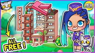 🏨🌟 Building a Complete FREE HOTEL in Avatar World 🚀🎨  Reception Cafeteria and Rooms 🛌🍰 [upl. by Airotkiv]