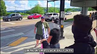 Liberal Interrupts WLM Rally In Pittsburgh [upl. by Eizzik]