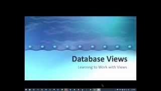 Database Views 12 of 15 [upl. by Aikkan]