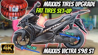 AEROX MAXXIS FAT TIRES UPGRADE  MAXXIS VICTRA S98 ST [upl. by Derfniw180]